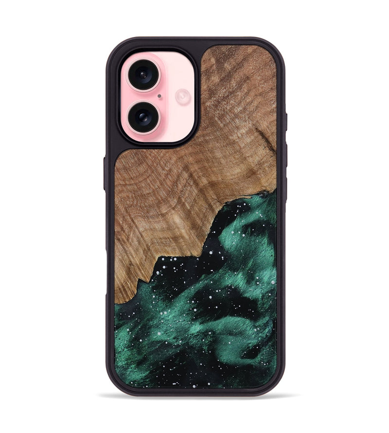iPhone 16 Wood Phone Case - Newt (Cosmos, 802136)