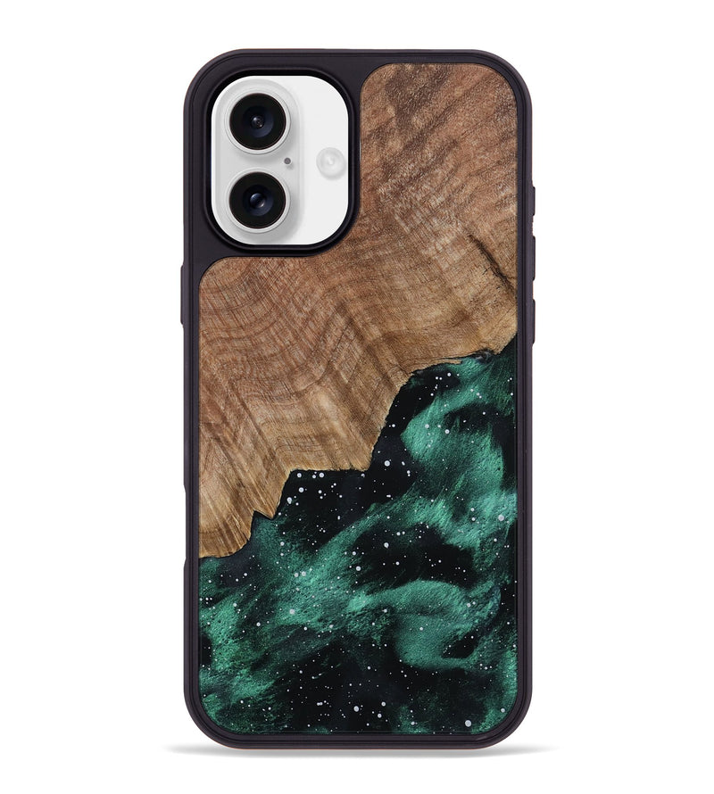 iPhone 16 Plus Wood Phone Case - Newt (Cosmos, 802136)