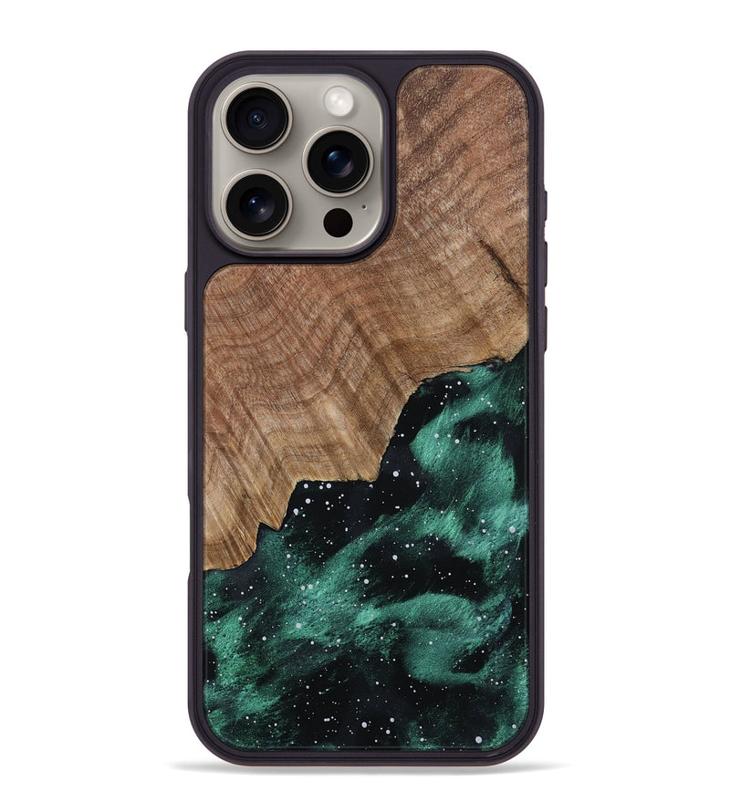 iPhone 16 Pro Max Wood Phone Case - Newt (Cosmos, 802136)