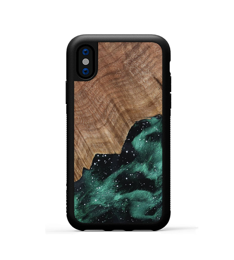 iPhone Xs Wood Phone Case - Newt (Cosmos, 802136)