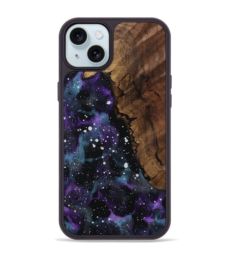 iPhone 15 Plus Wood Phone Case - Kizzie (Cosmos, 802137)