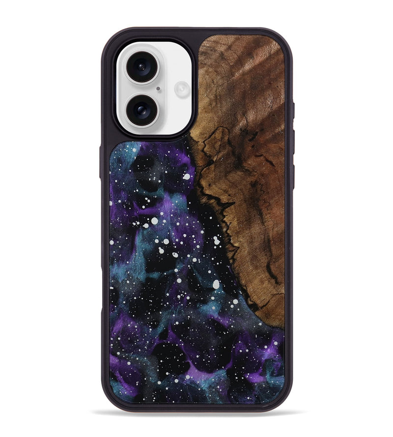 iPhone 16 Plus Wood Phone Case - Kizzie (Cosmos, 802137)