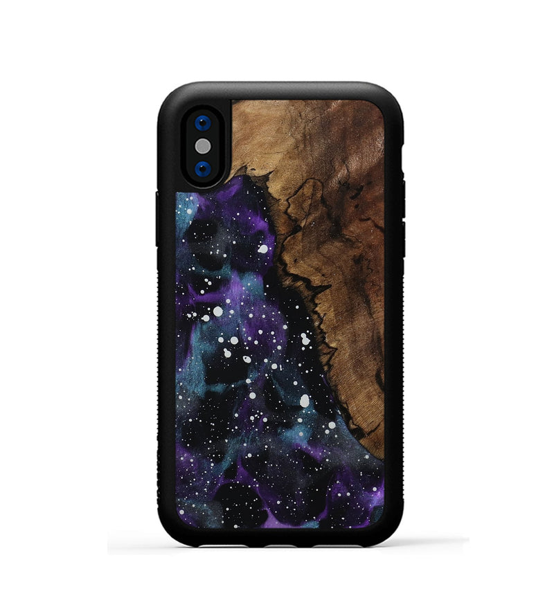iPhone Xs Wood Phone Case - Kizzie (Cosmos, 802137)