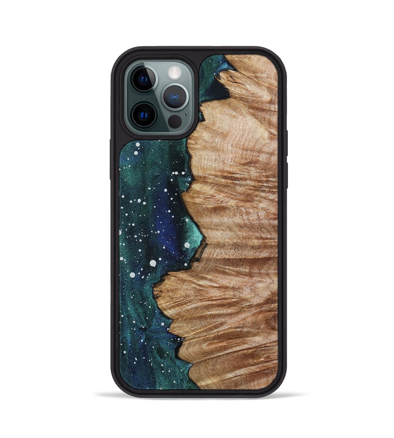 iPhone 12 Pro Wood Phone Case - Calvin (Cosmos, 802138)