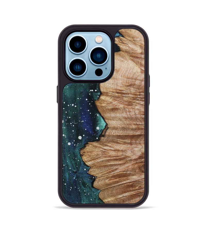 iPhone 14 Pro Wood Phone Case - Calvin (Cosmos, 802138)