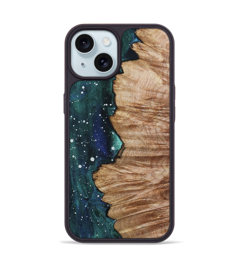 iPhone 15 Wood Phone Case - Calvin (Cosmos, 802138)