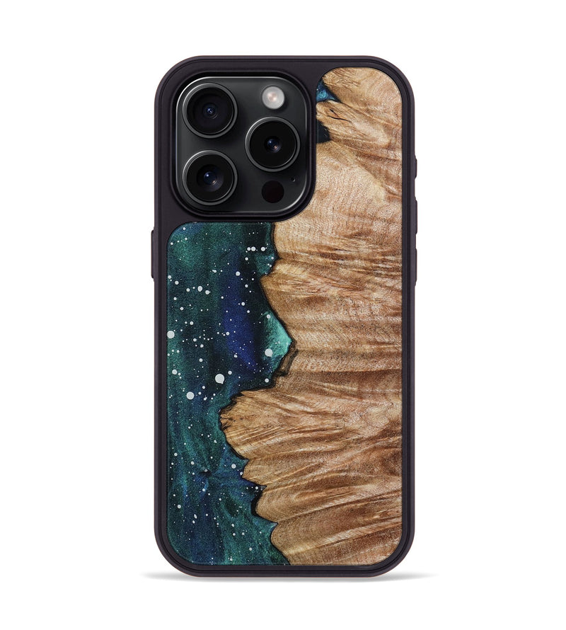 iPhone 15 Pro Wood Phone Case - Calvin (Cosmos, 802138)