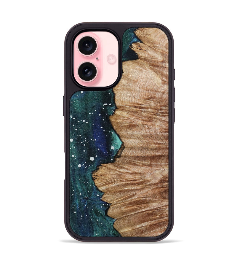 iPhone 16 Wood Phone Case - Calvin (Cosmos, 802138)