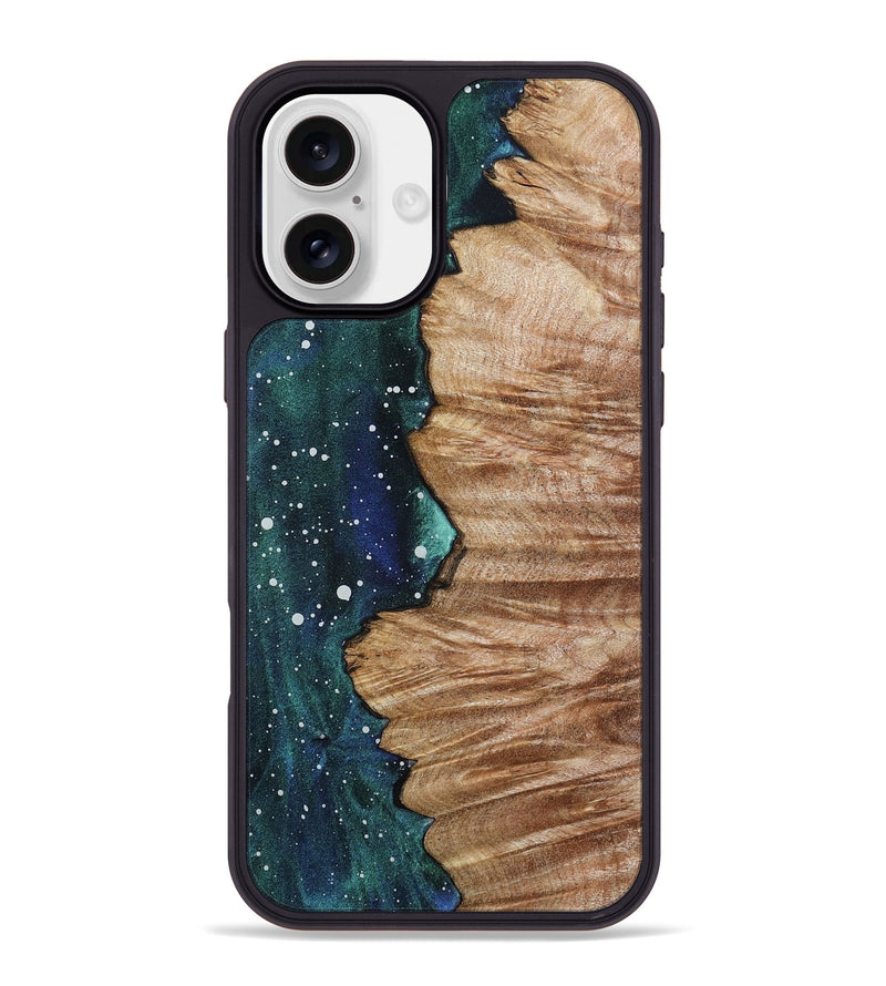 iPhone 16 Plus Wood Phone Case - Calvin (Cosmos, 802138)