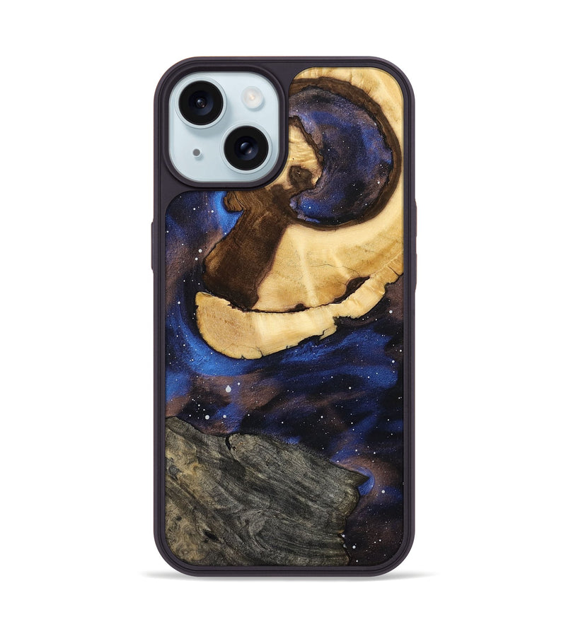 iPhone 15 Wood Phone Case - Tate (Cosmos, 802139)