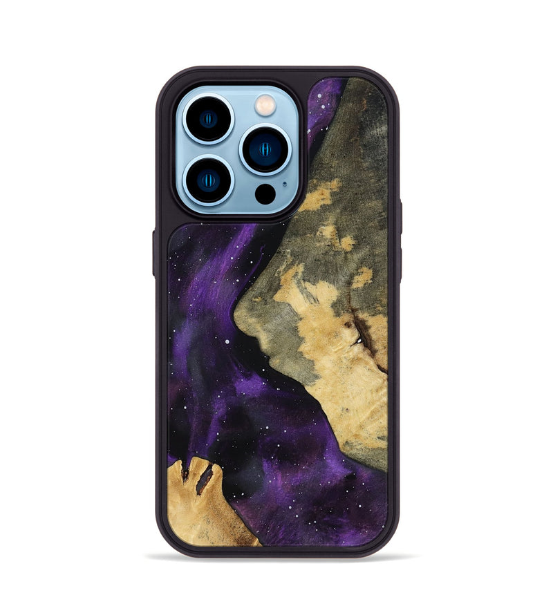 iPhone 14 Pro Wood Phone Case - Diamond (Cosmos, 802140)