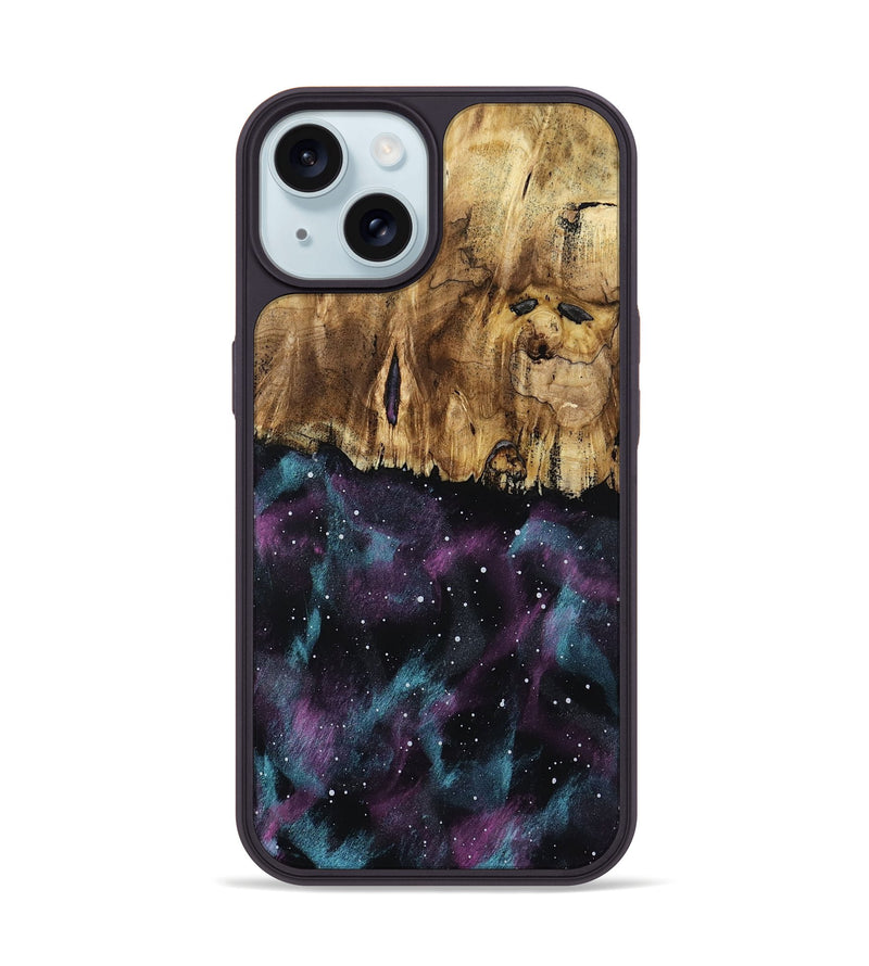 iPhone 15 Wood Phone Case - Travis (Cosmos, 802142)