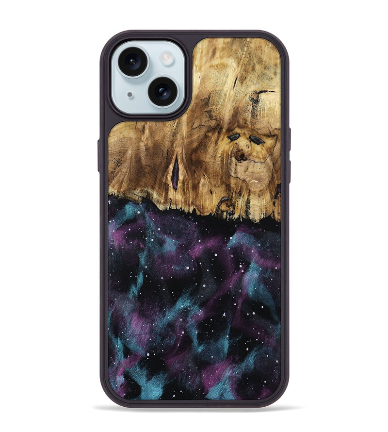 iPhone 15 Plus Wood Phone Case - Travis (Cosmos, 802142)