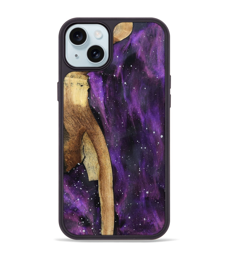 iPhone 15 Plus Wood Phone Case - Annie (Cosmos, 802143)