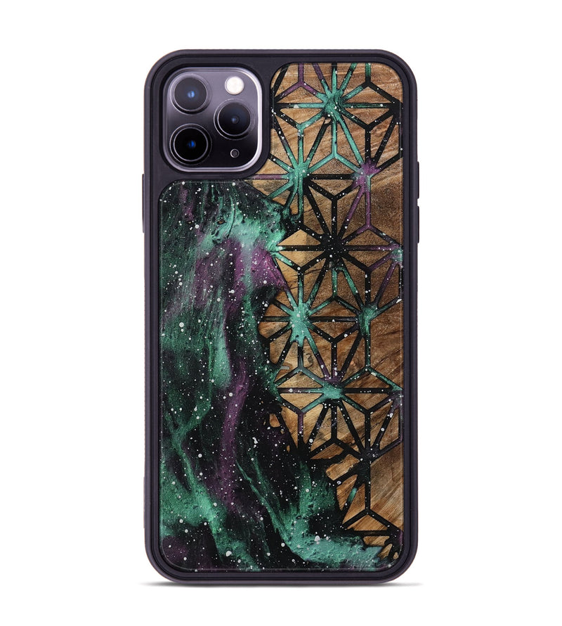 iPhone 11 Pro Max Wood Phone Case - Meir (Cosmos, 802144)