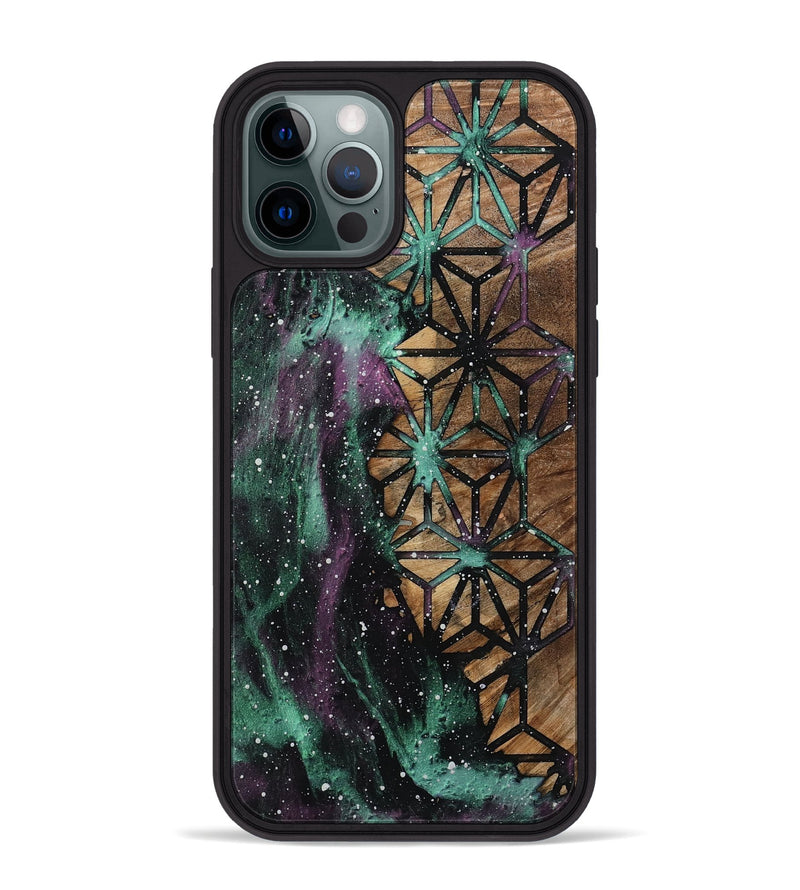 iPhone 12 Pro Max Wood Phone Case - Meir (Cosmos, 802144)