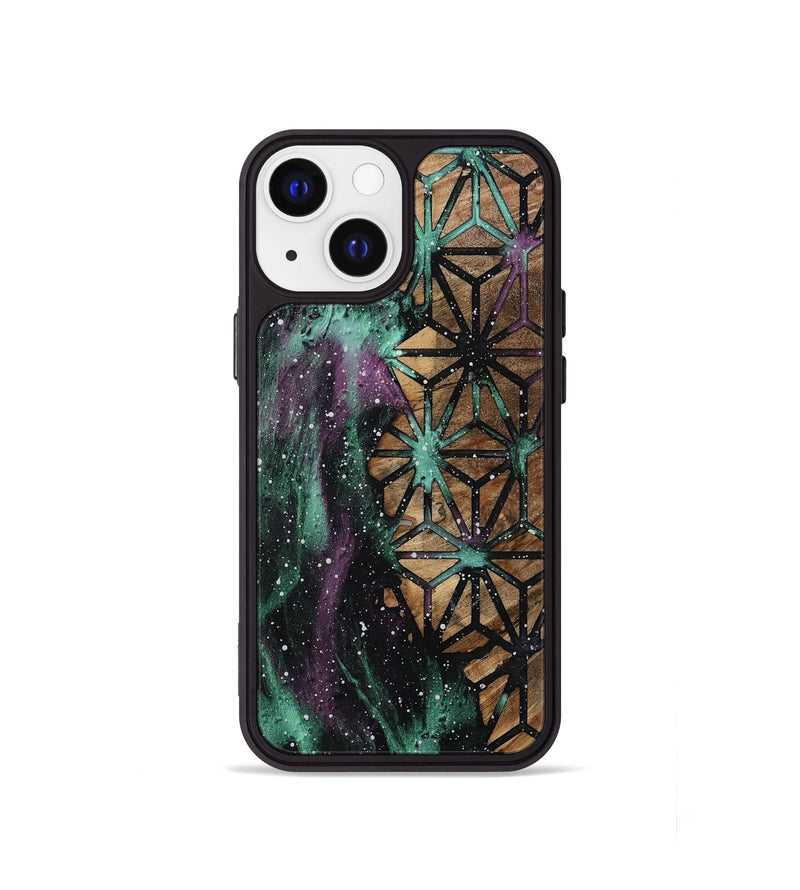 iPhone 13 mini Wood Phone Case - Meir (Cosmos, 802144)