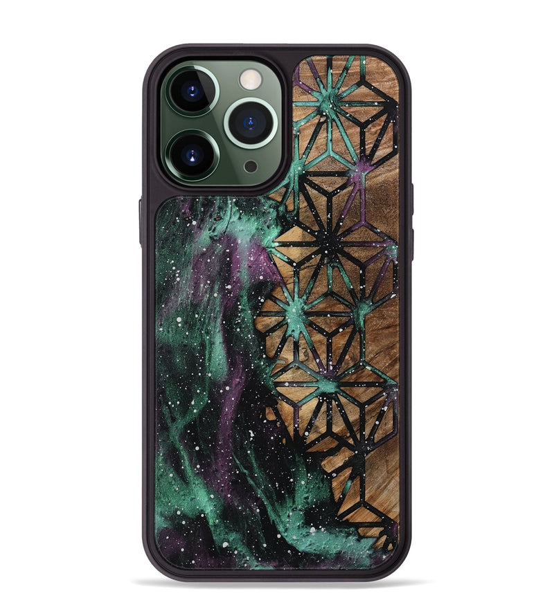 iPhone 13 Pro Max Wood Phone Case - Meir (Cosmos, 802144)