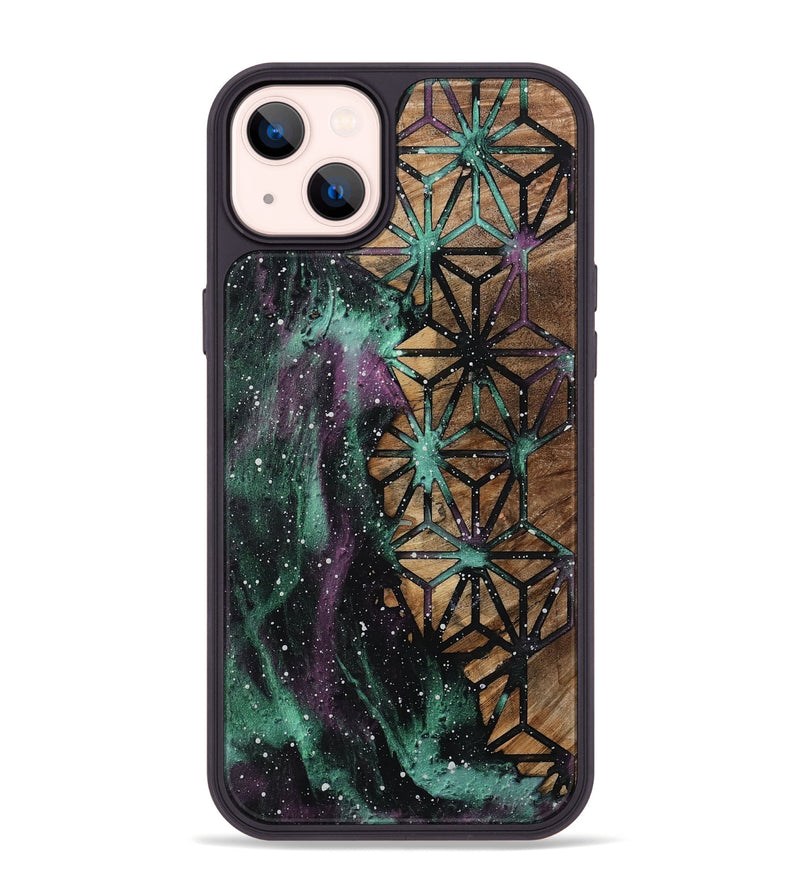 iPhone 14 Plus Wood Phone Case - Meir (Cosmos, 802144)