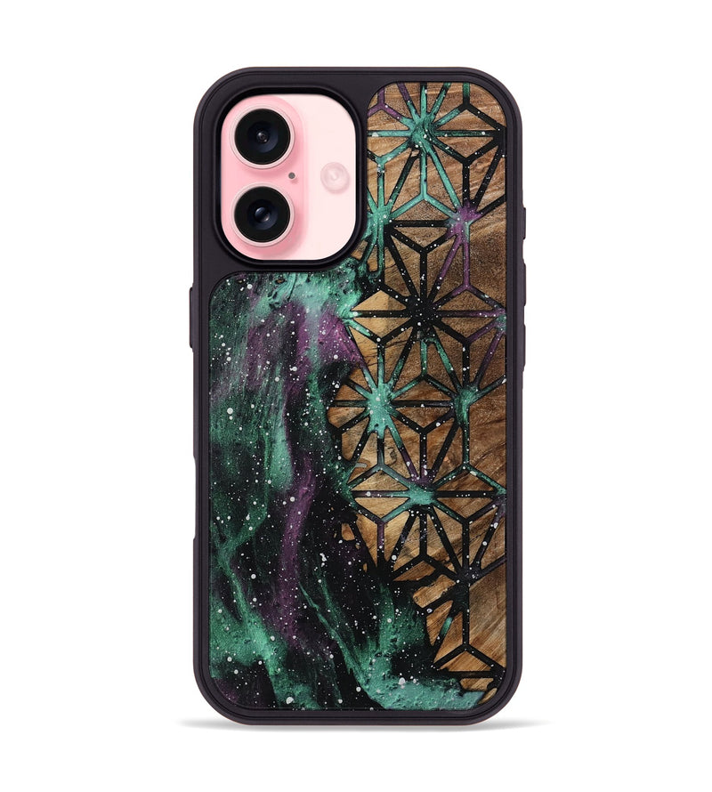 iPhone 16 Wood Phone Case - Meir (Cosmos, 802144)