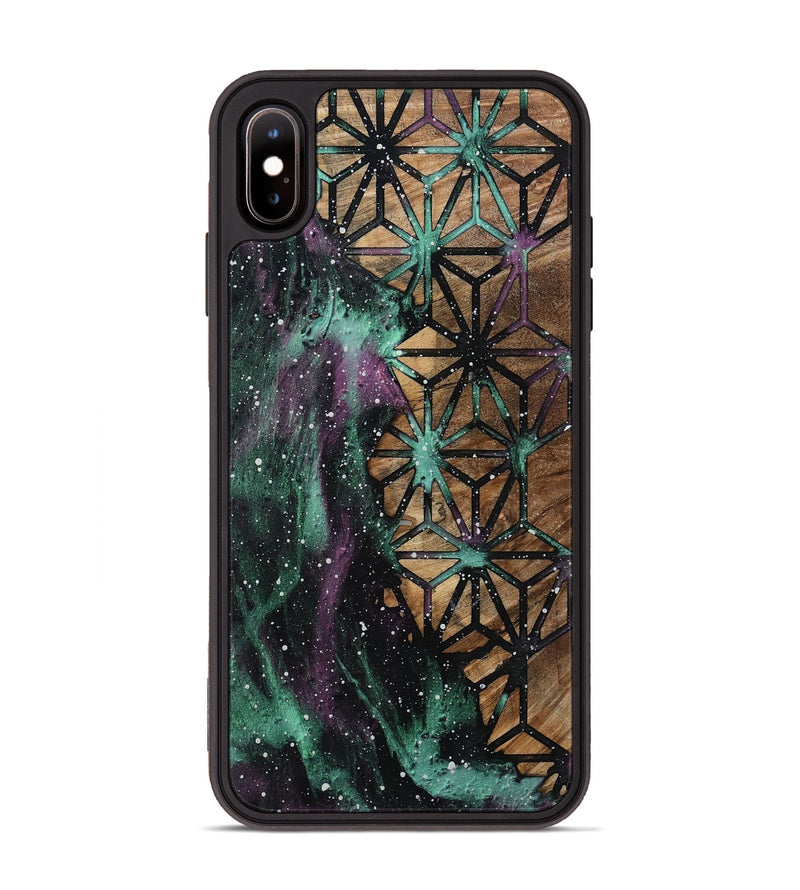 iPhone Xs Max Wood Phone Case - Meir (Cosmos, 802144)