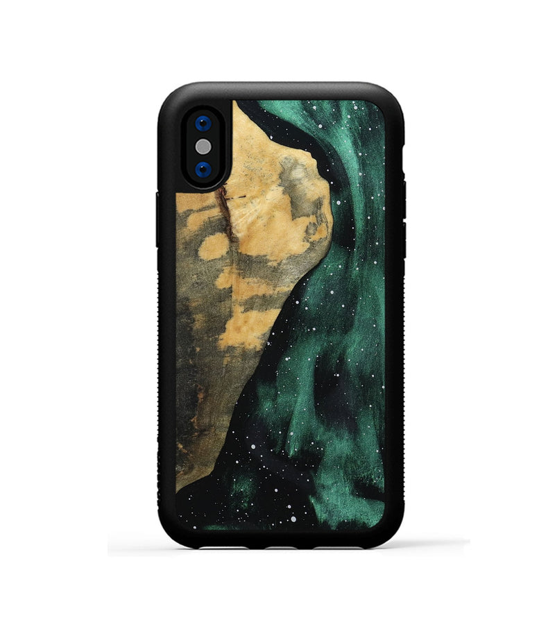 iPhone Xs Wood Phone Case - Zakai (Cosmos, 802145)
