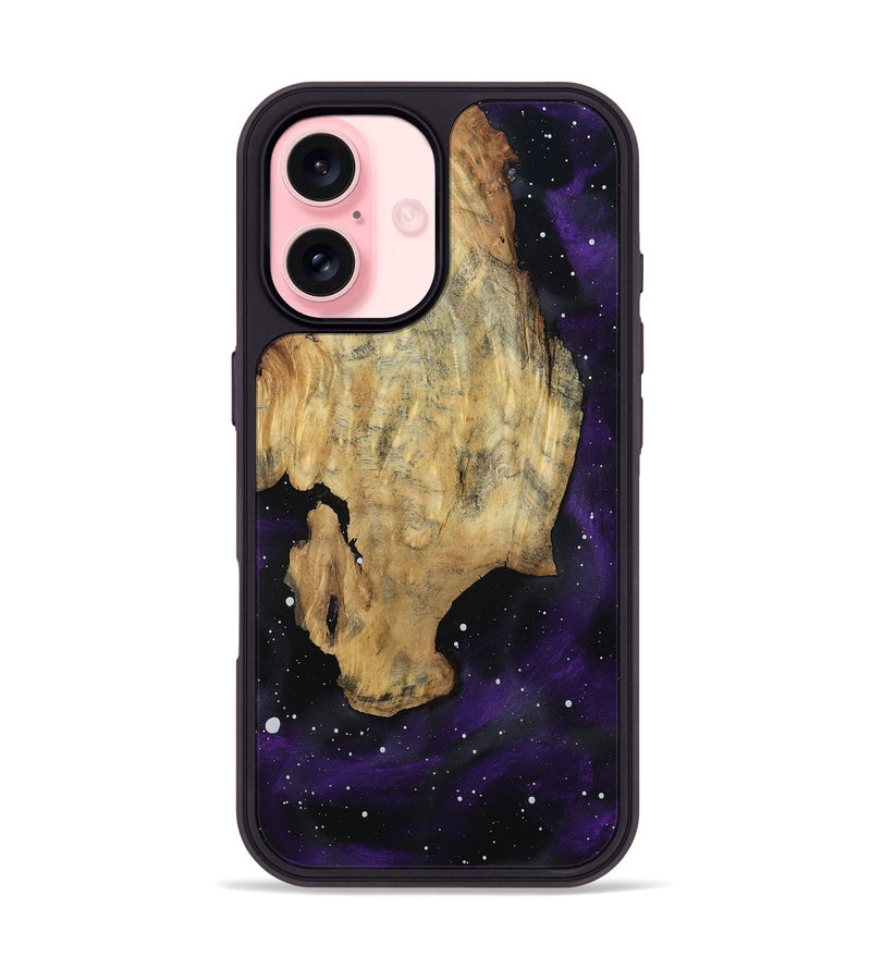 iPhone 16 Wood Phone Case - Ledger (Cosmos, 802147)