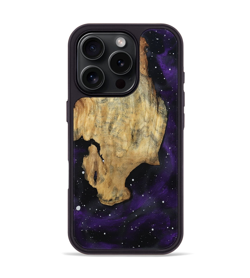 iPhone 16 Pro Wood Phone Case - Ledger (Cosmos, 802147)