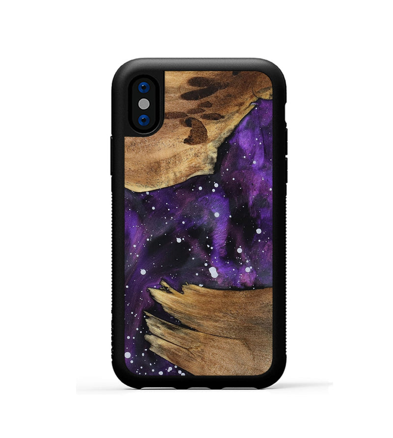 iPhone Xs Wood Phone Case - Zaiden (Cosmos, 802148)
