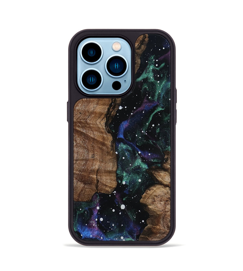 iPhone 14 Pro Wood Phone Case - Breanne (Cosmos, 802149)
