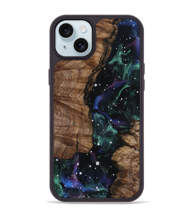 iPhone 15 Plus Wood Phone Case - Breanne (Cosmos, 802149)