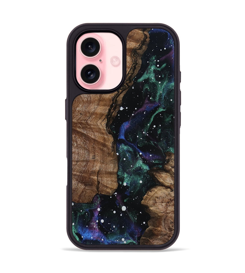 iPhone 16 Wood Phone Case - Breanne (Cosmos, 802149)