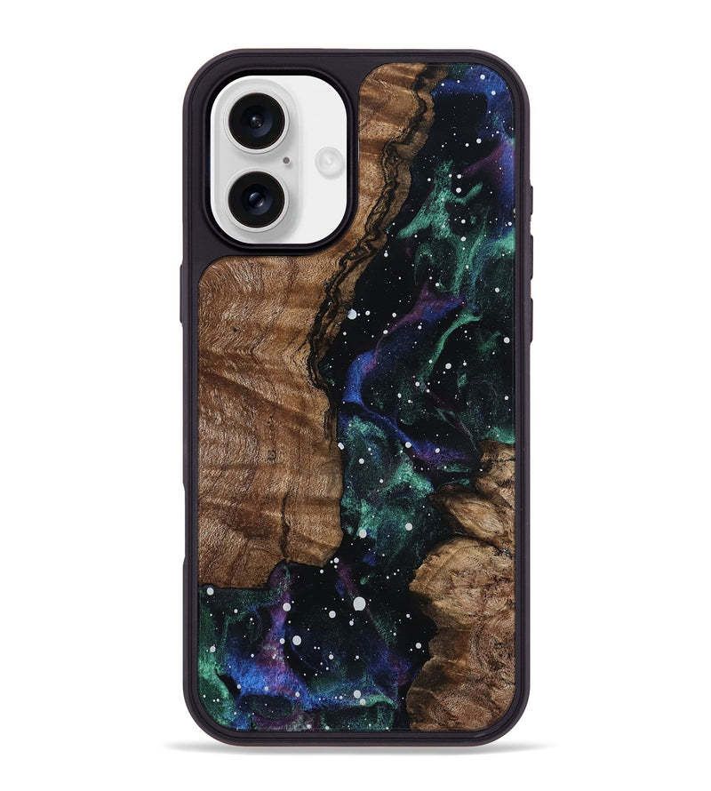 iPhone 16 Plus Wood Phone Case - Breanne (Cosmos, 802149)