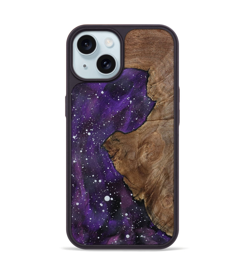 iPhone 15 Wood Phone Case - Kadin (Cosmos, 802150)