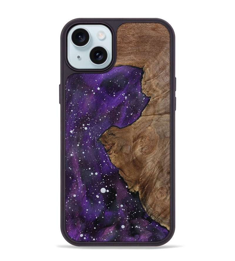 iPhone 15 Plus Wood Phone Case - Kadin (Cosmos, 802150)