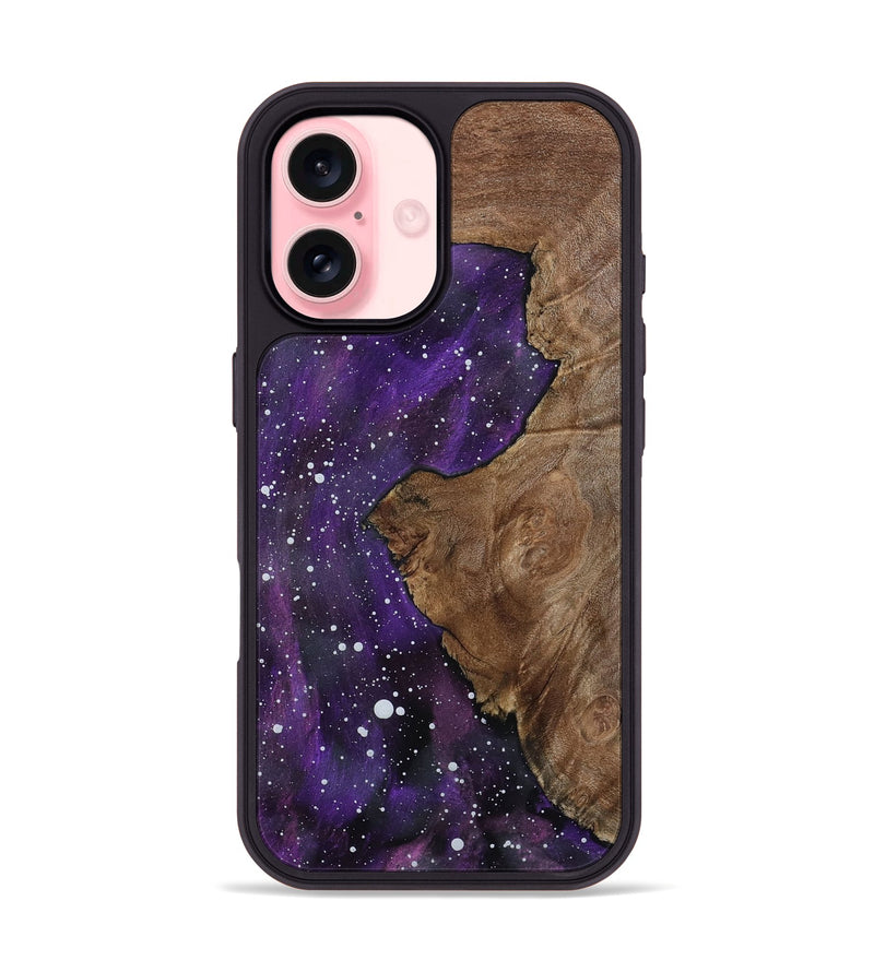 iPhone 16 Wood Phone Case - Kadin (Cosmos, 802150)
