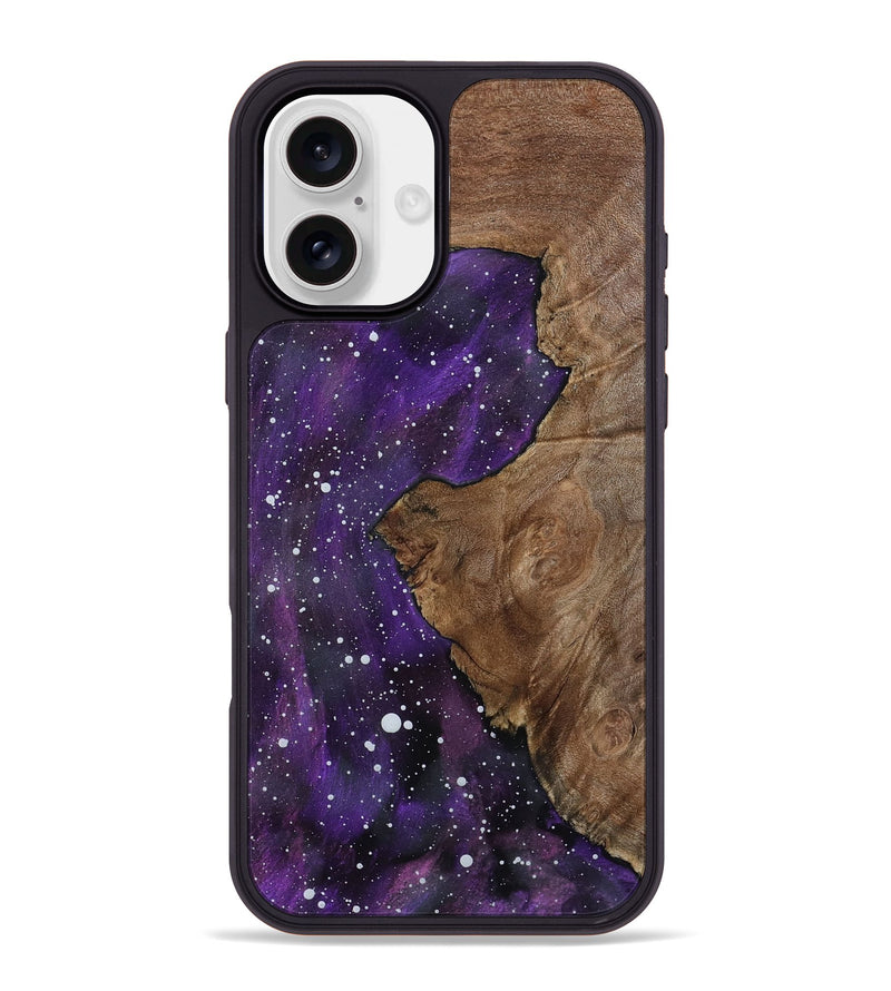 iPhone 16 Plus Wood Phone Case - Kadin (Cosmos, 802150)