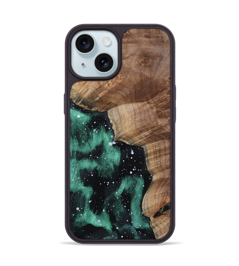 iPhone 15 Wood Phone Case - Cadence (Cosmos, 802153)
