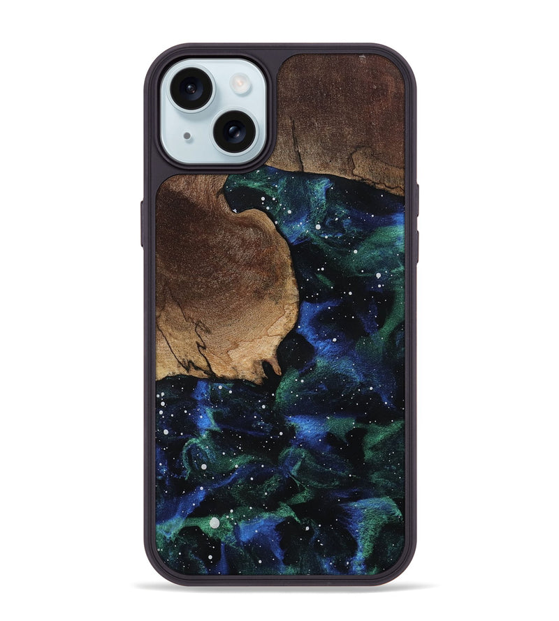 iPhone 15 Plus Wood Phone Case - Taja (Cosmos, 802159)