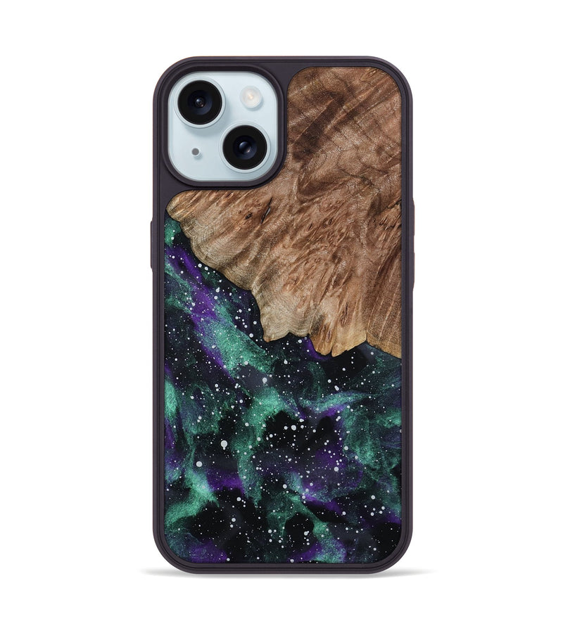 iPhone 15 Wood Phone Case - Jenifer (Cosmos, 802160)