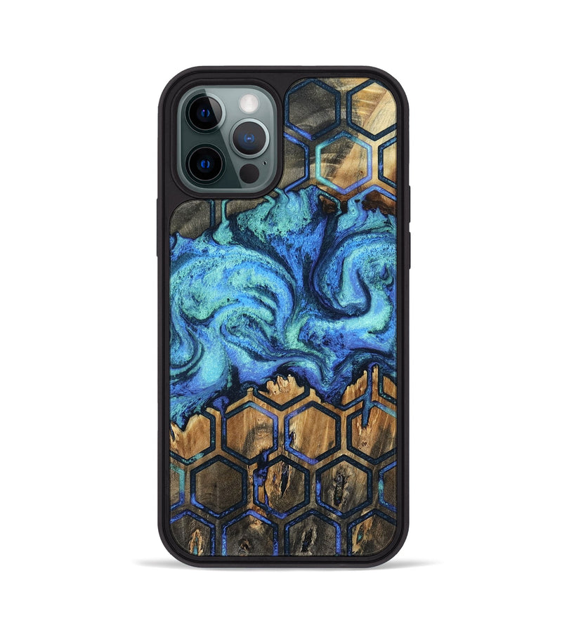 iPhone 12 Pro Wood Phone Case - Mettie (Pattern, 802162)