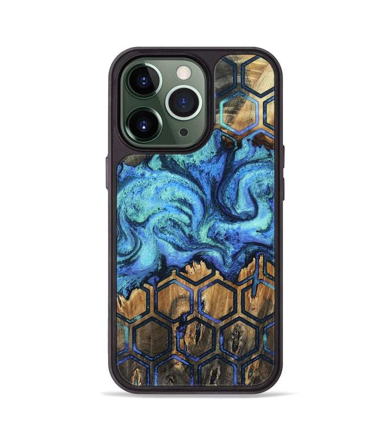 iPhone 13 Pro Wood Phone Case - Mettie (Pattern, 802162)