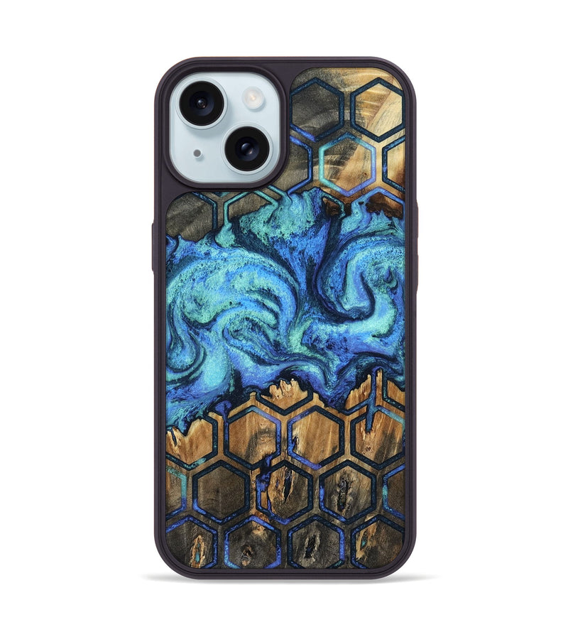 iPhone 15 Wood Phone Case - Mettie (Pattern, 802162)