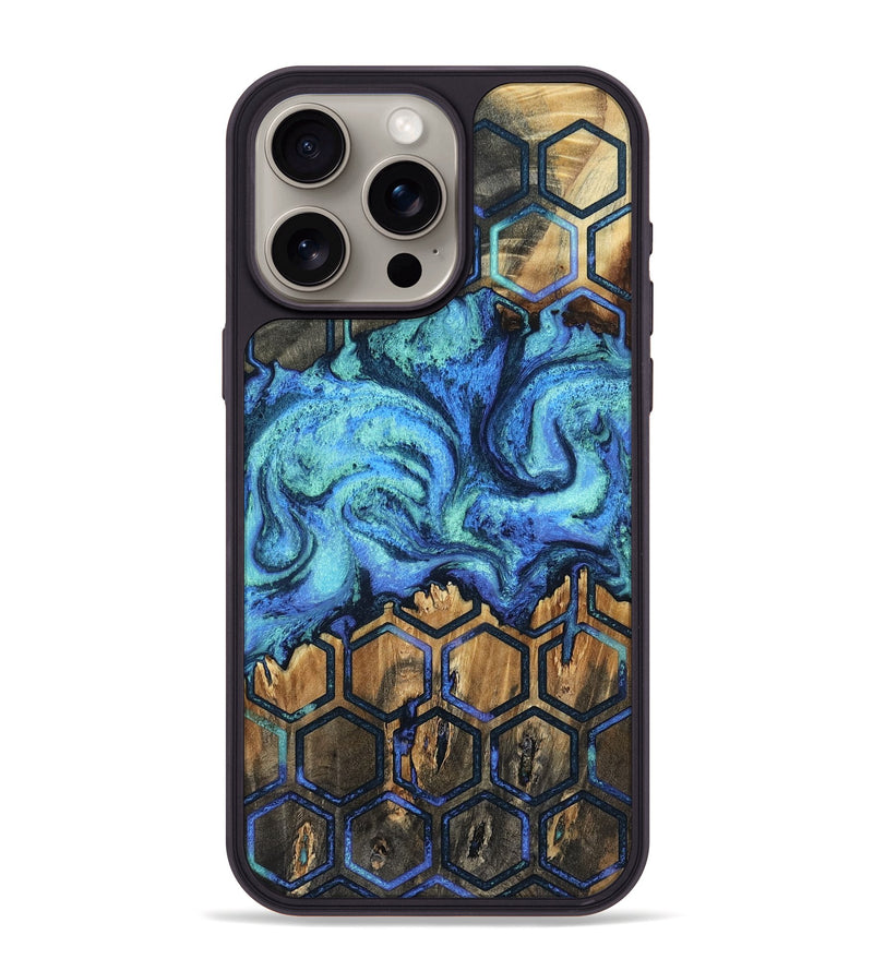 iPhone 15 Pro Max Wood Phone Case - Mettie (Pattern, 802162)