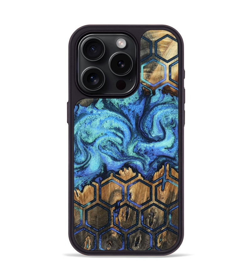 iPhone 15 Pro Wood Phone Case - Mettie (Pattern, 802162)