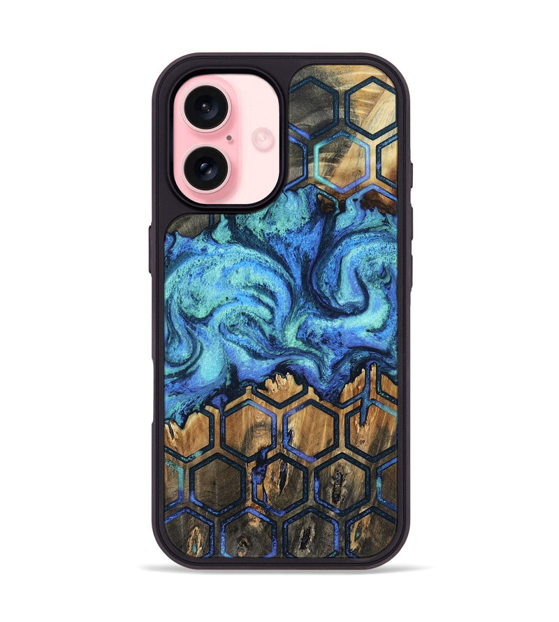 iPhone 16 Wood Phone Case - Mettie (Pattern, 802162)