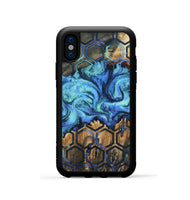iPhone Xs Wood Phone Case - Mettie (Pattern, 802162)