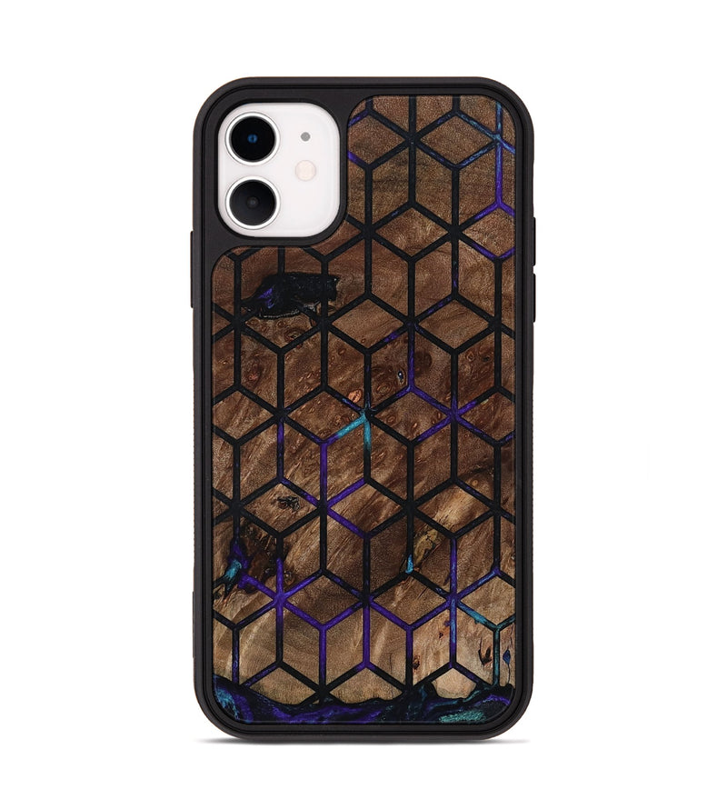 iPhone 11 Wood Phone Case - Vickie (Pattern, 802163)