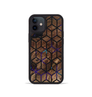 iPhone 12 mini Wood Phone Case - Vickie (Pattern, 802163)