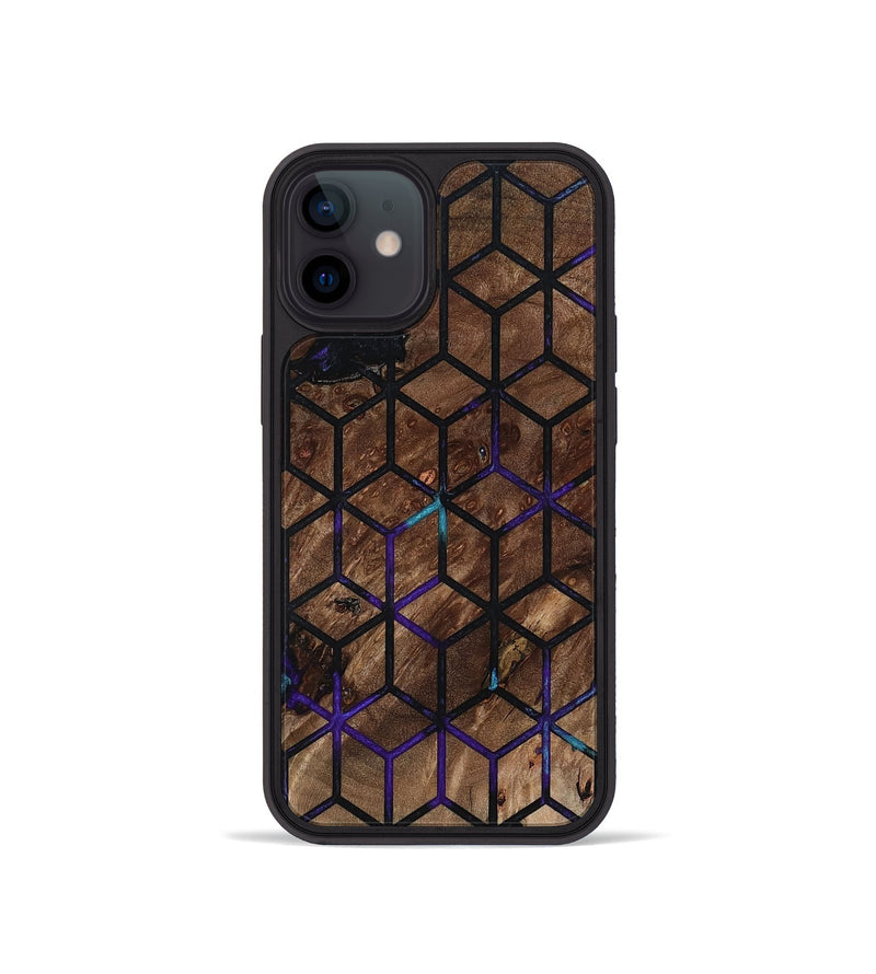 iPhone 12 mini Wood Phone Case - Vickie (Pattern, 802163)